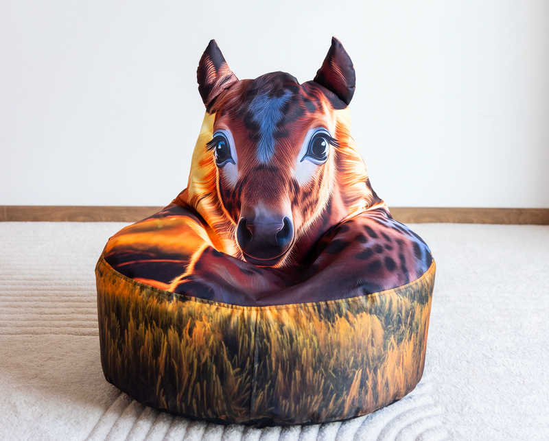 Pouf cheval