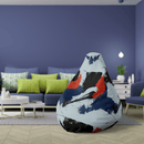 Vente de pouf avec motif