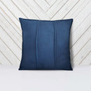 achat de coussins pour salon  en daim bleu 