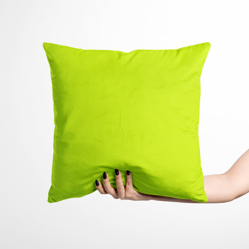 achat coussin unis couleur vert