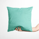 coussin ultra doux vert eau