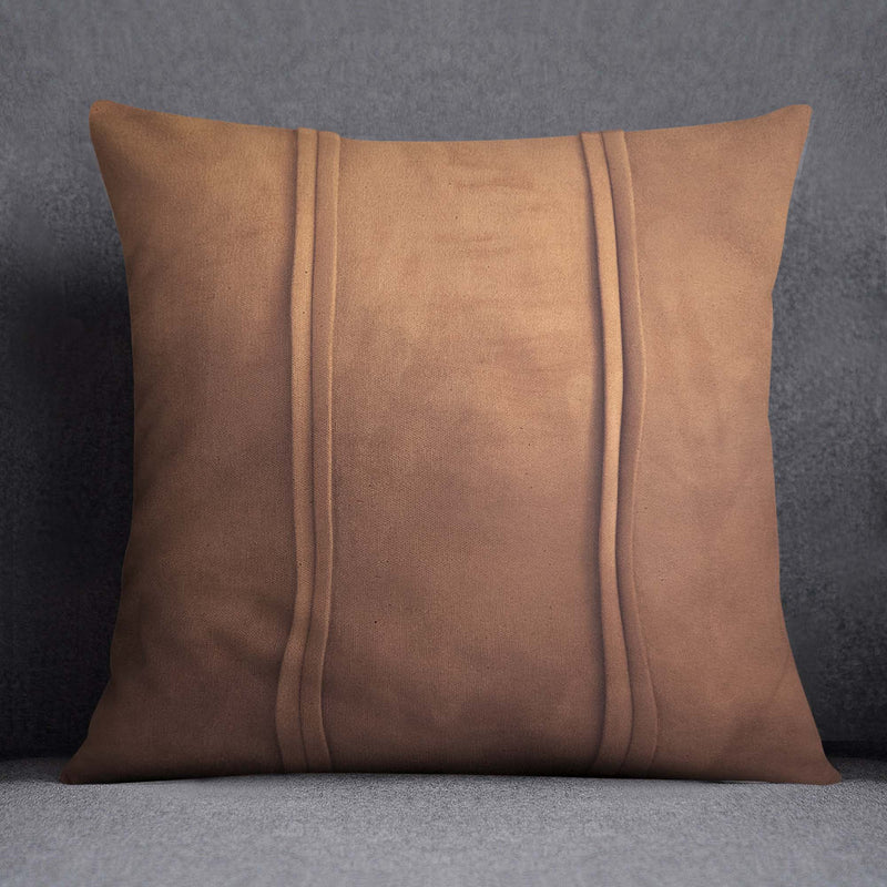 achat de coussin en daim en ligne couleur camel