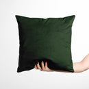 coussin vert petrol casablanca